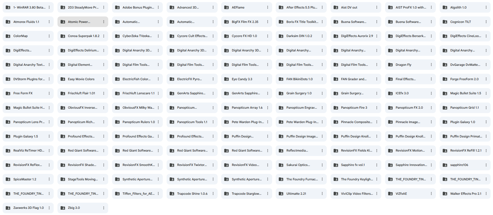 Adobe After Effects Plugins MegaPack